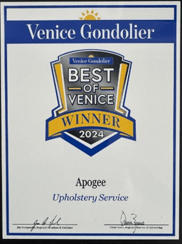 Best of Venice 2024 – Best Upholstery Service award