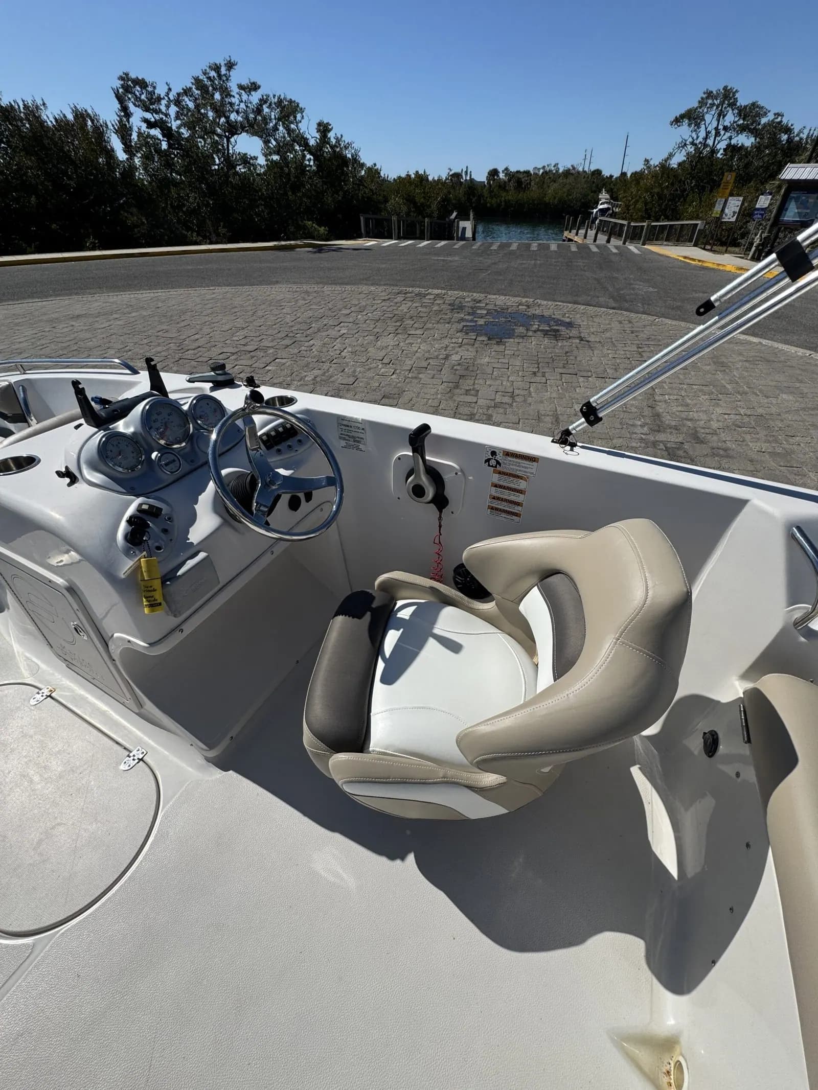 Restored captain's chair at the StarCraft 2000 helm