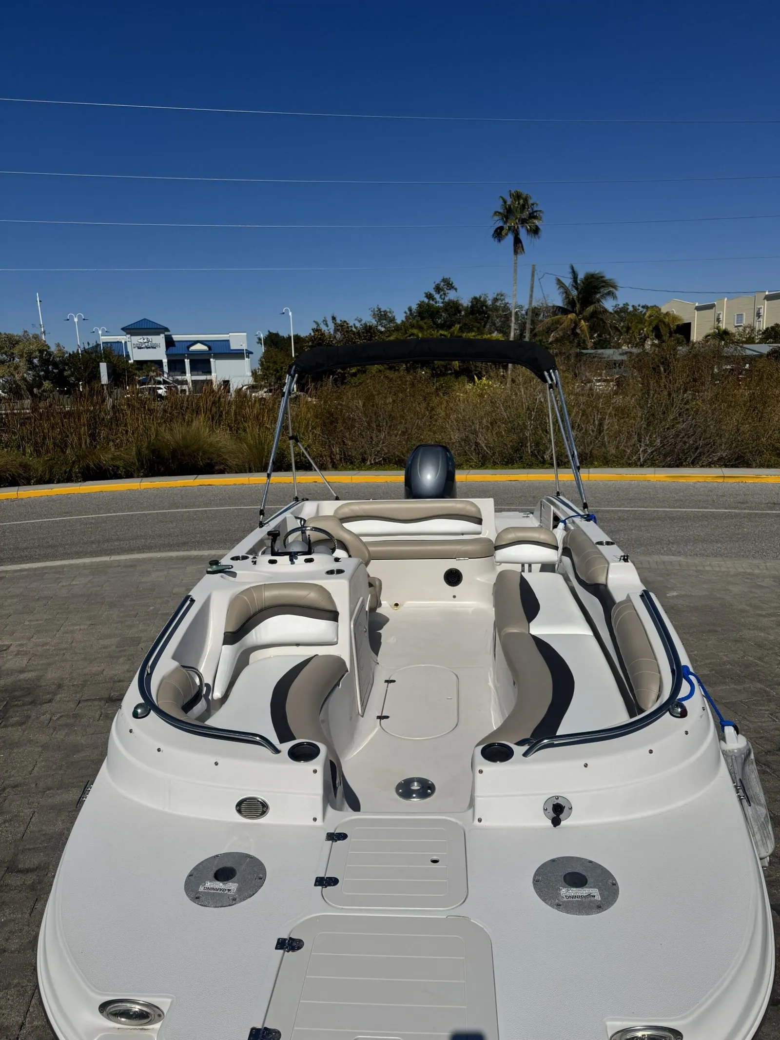 Two-tone seam alignment detail on the restored StarCraft 2000 seating